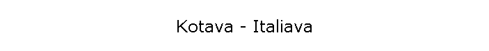 Kotava - Italiava